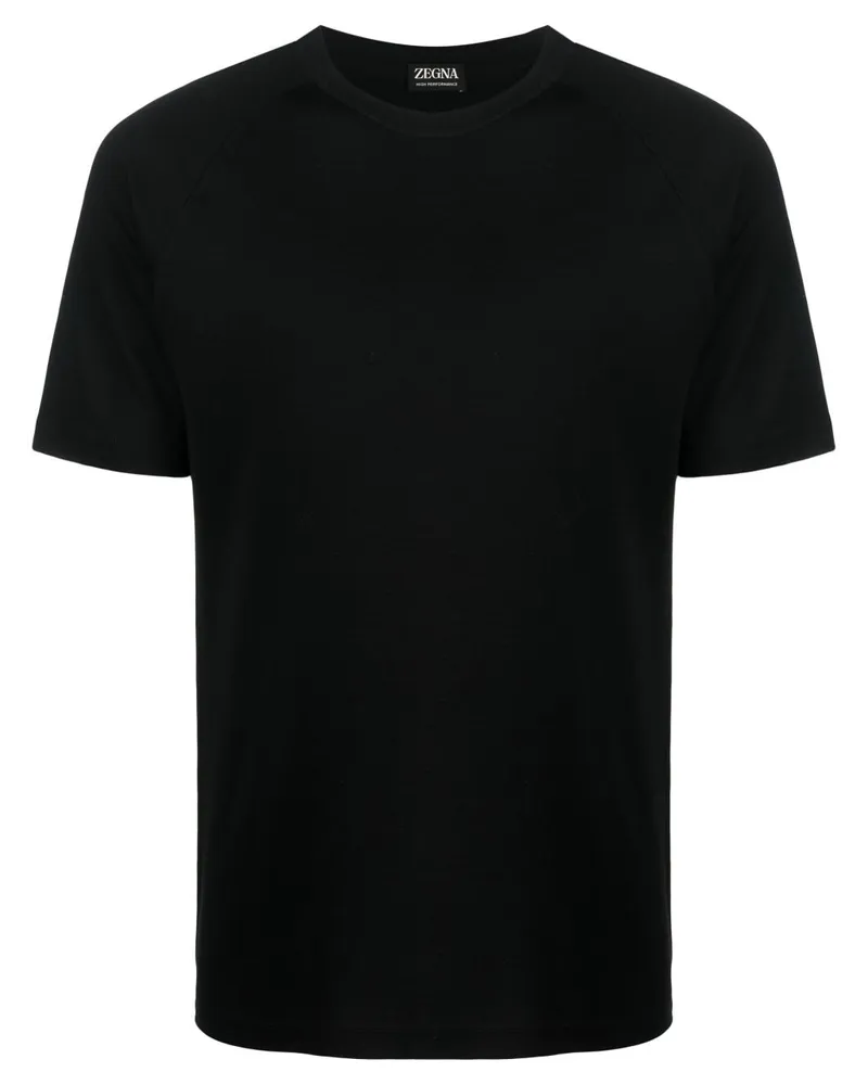 Ermenegildo Zegna T-Shirt aus Wolle - Schwarz Schwarz