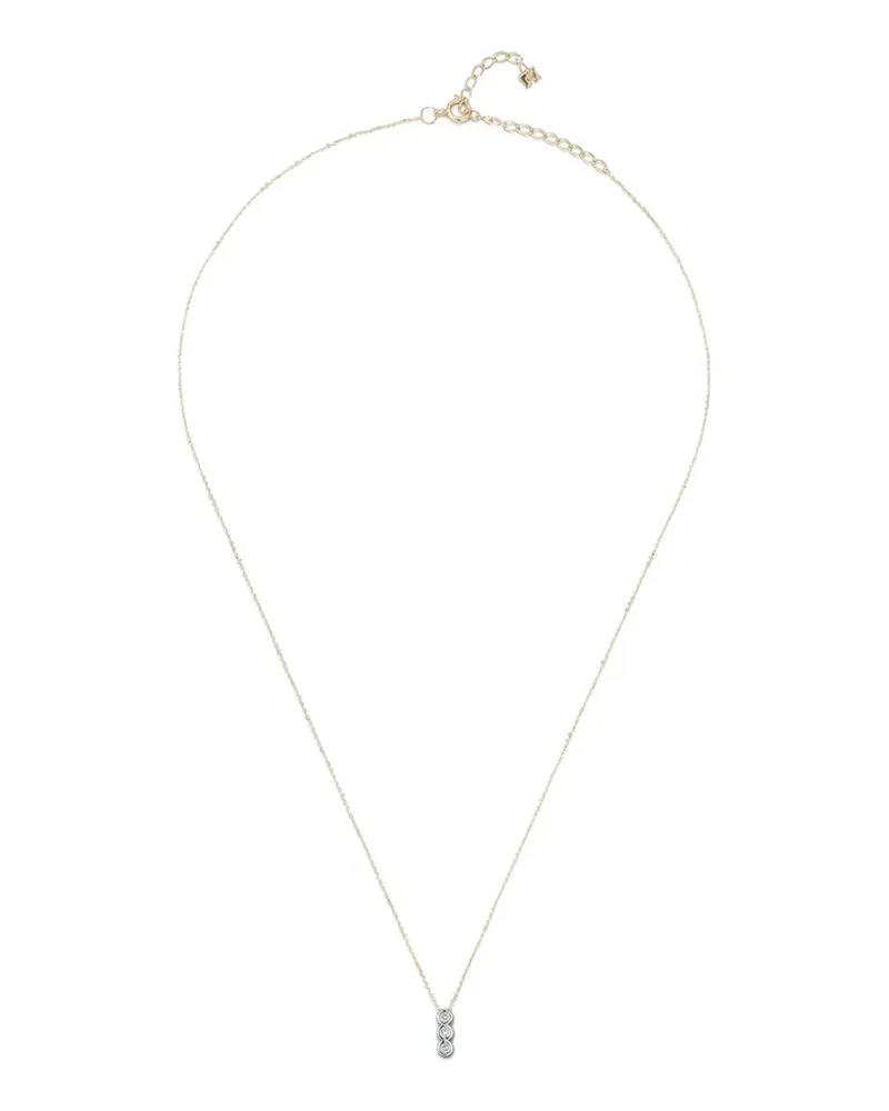 MATEO Trio Halskette mit Diamanten - Gold Gold