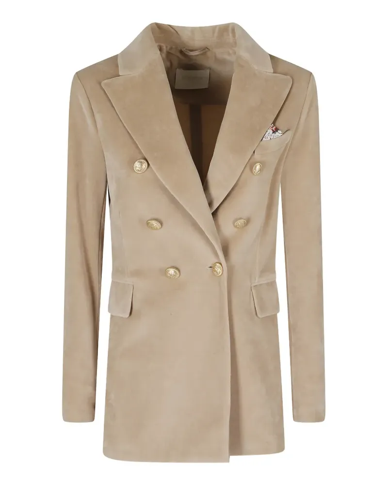 CIRCOLO 1901 double-breasted coat - Nude Nude