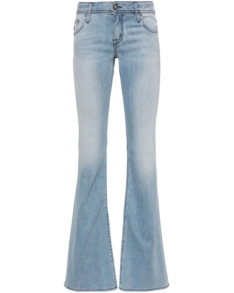 Jacob Cohën Tief sitzende Viv Bootcut-Jeans - Blau Blau