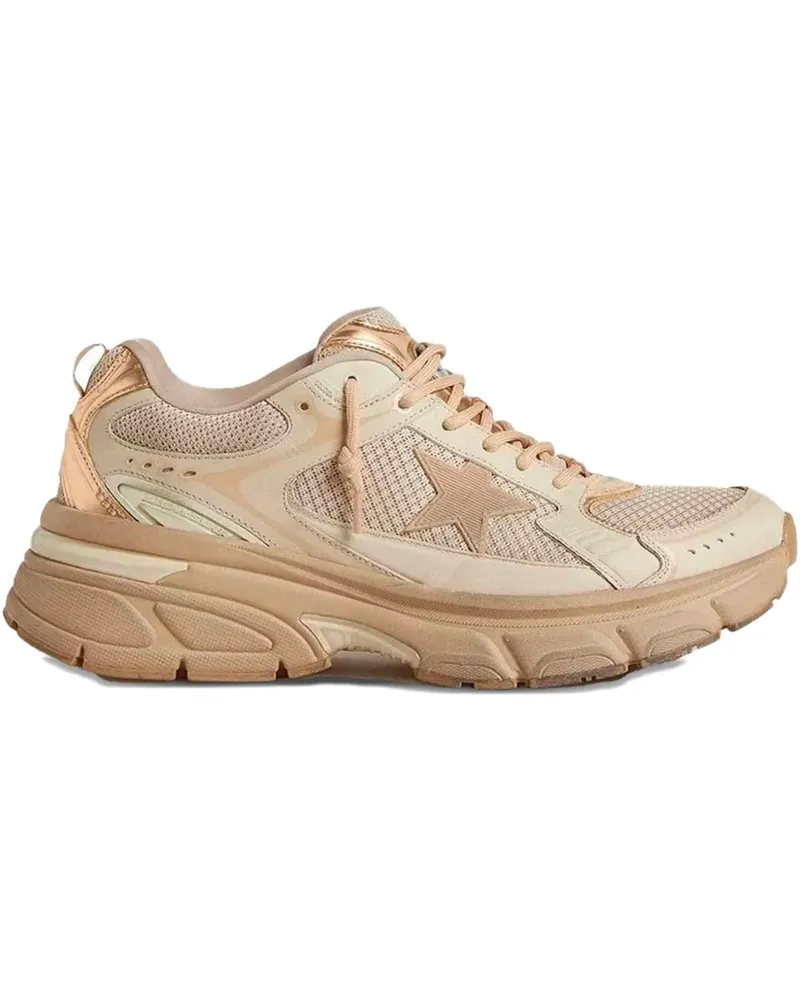 Golden Goose Lightstar Sneakers mit Schnürung - Nude Nude