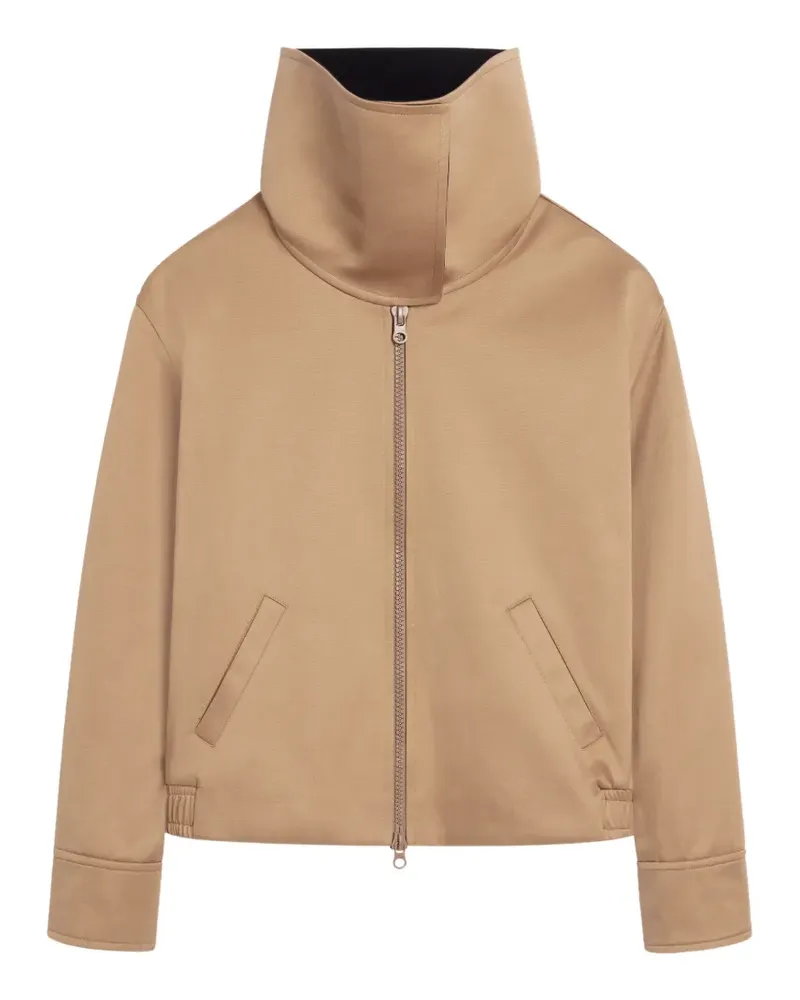 Courrèges Jacke mit Stehkragen - Nude Nude
