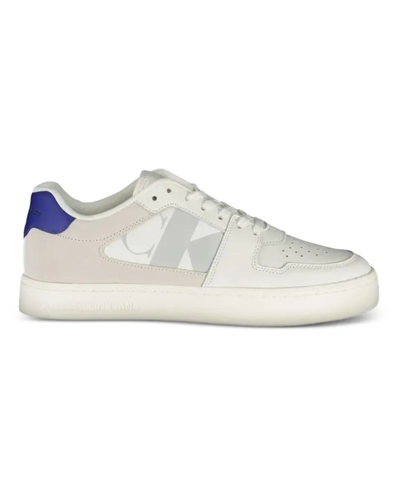 Calvin Klein Perforierte Sneakers - Weiß Weiß
