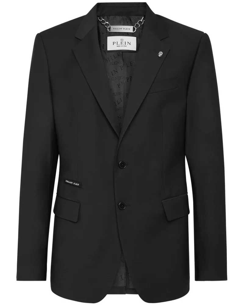 Philipp Plein Einreihiges Sakko - Schwarz Schwarz
