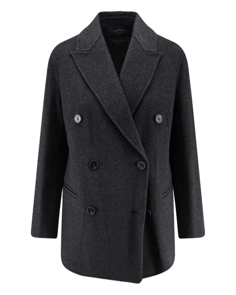 Paltò Doppelreihiger Ariella Mantel - Grau Grau