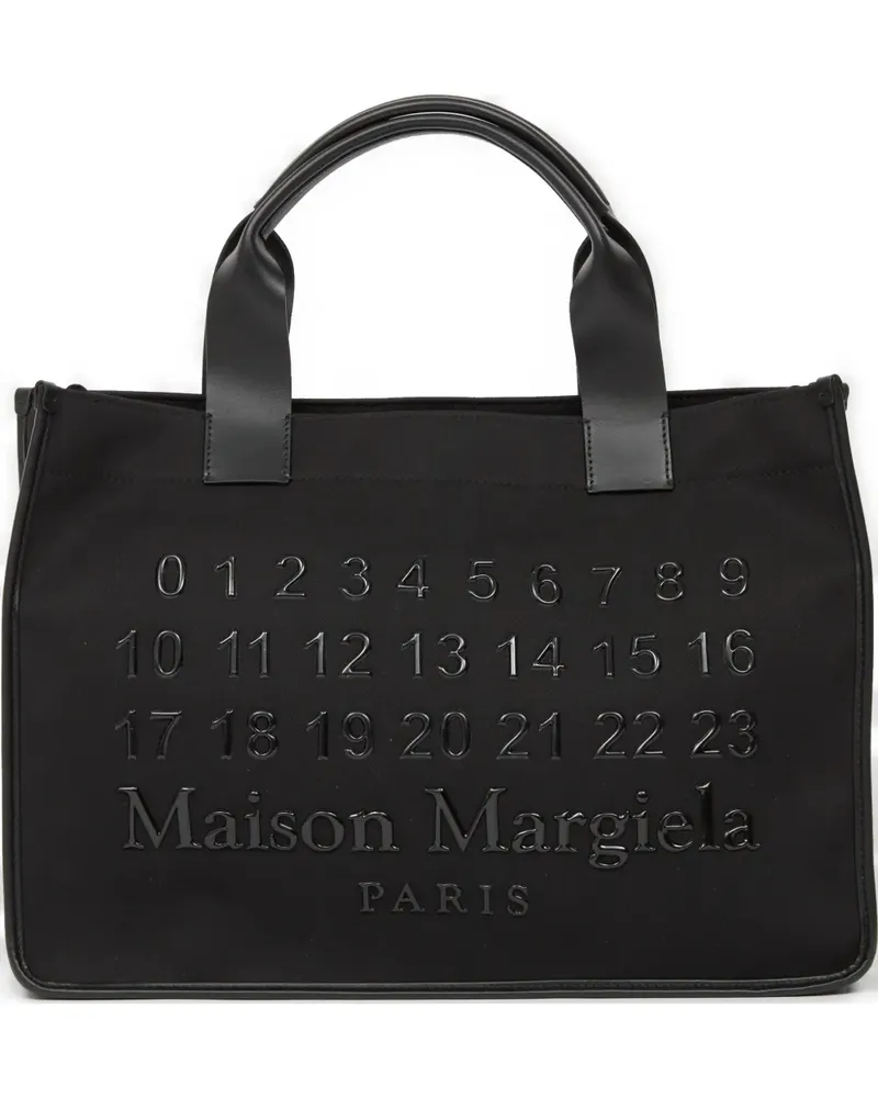 Maison Margiela Kleine Cabas Tote Bag - Schwarz Schwarz