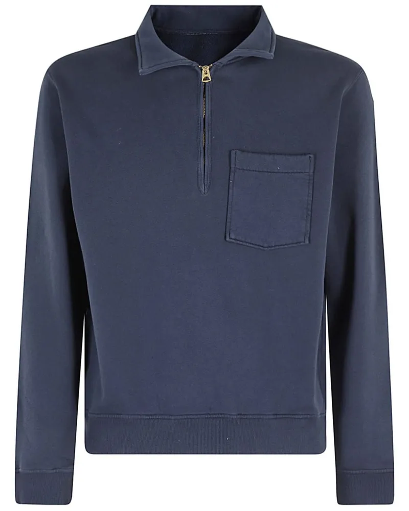 Fortela Poloshirt mit Reißverschluss - Blau Blau