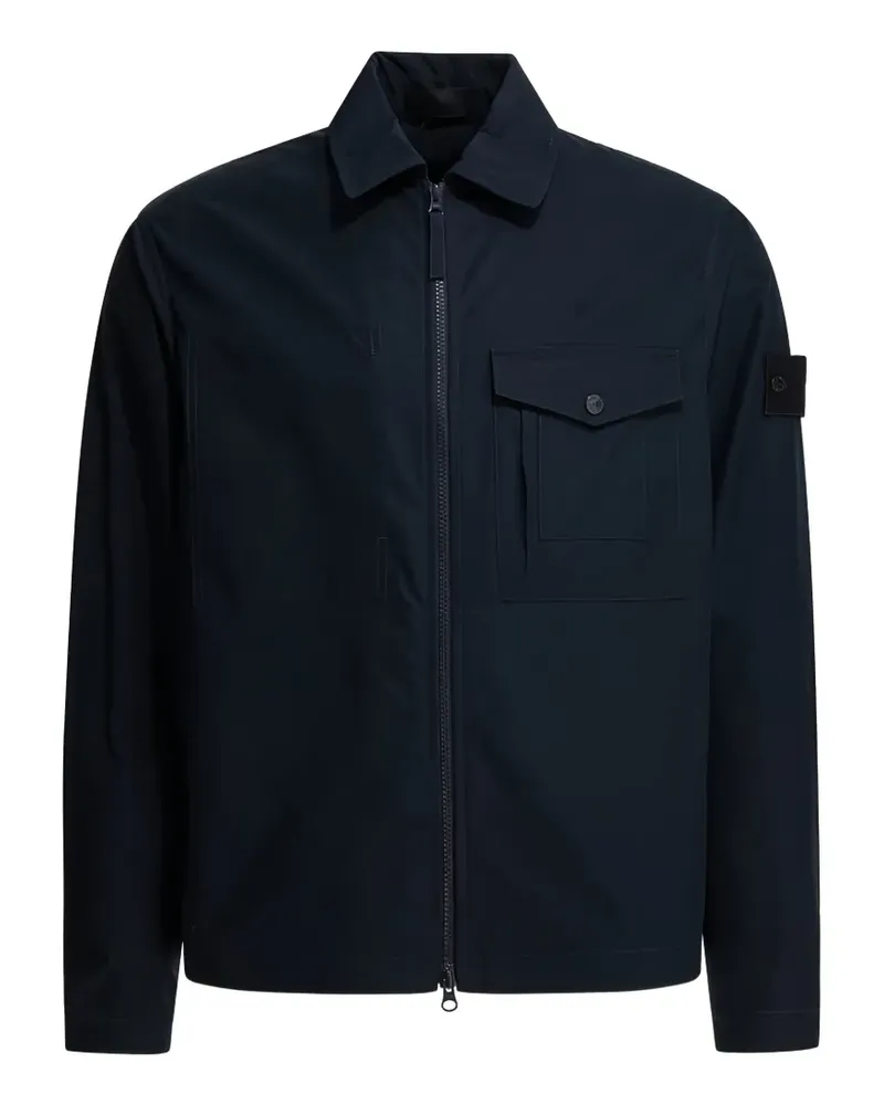 Stone Island Jacke mit Reißverschluss - Blau Blau