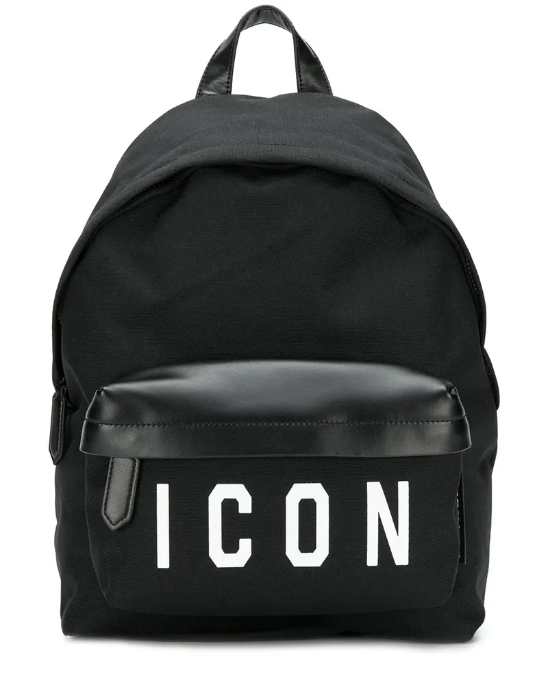 Dsquared2 Icon' Rucksack - Schwarz Schwarz