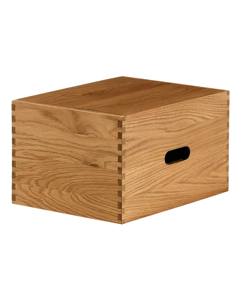 Cassina Hocker mit länglicher Öffnung - Braun Braun