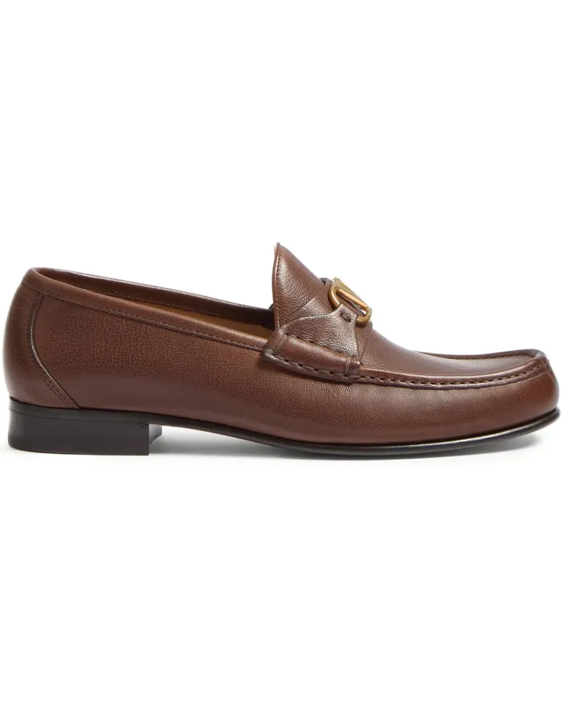 Valentino Garavani VLogo Signature Loafer - Braun Braun