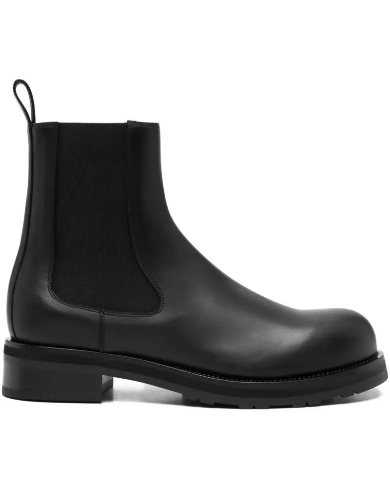 The Row lug-sole Chelsea boots - Schwarz Schwarz