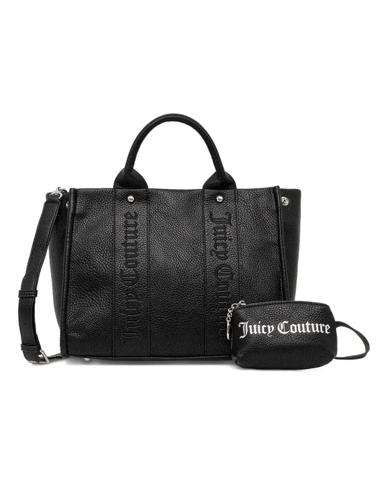 Juicy Couture embossed satchel tote bag - Schwarz Schwarz