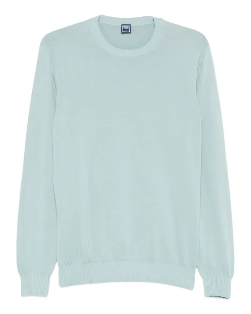 Fedeli fine-knit sweater - Blau Blau