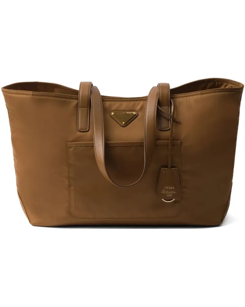 Prada Mittelgroße Re-Edition 1978 Handtasche - Braun Braun