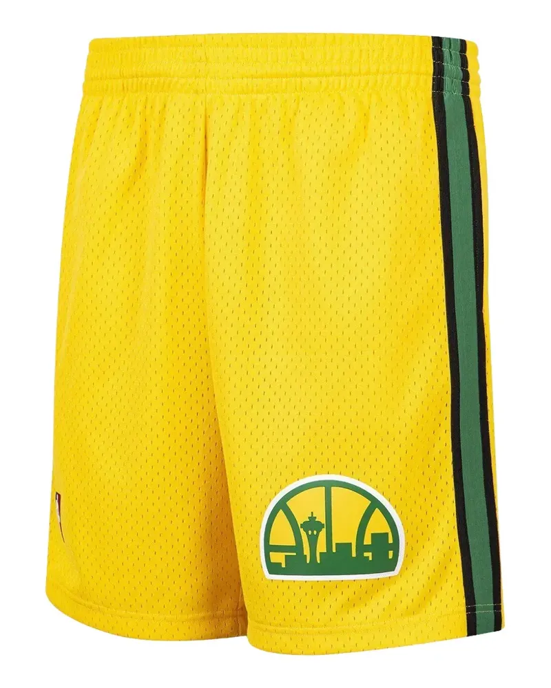 Mitchell & Ness Seattle SuperSonics 1994/95 Reload Swingman Shorts - Gelb Gelb