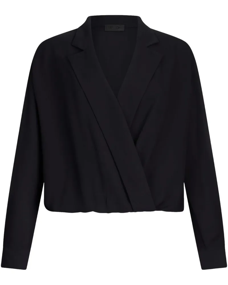 Liu Jo Georgette-Bluse - Schwarz Schwarz