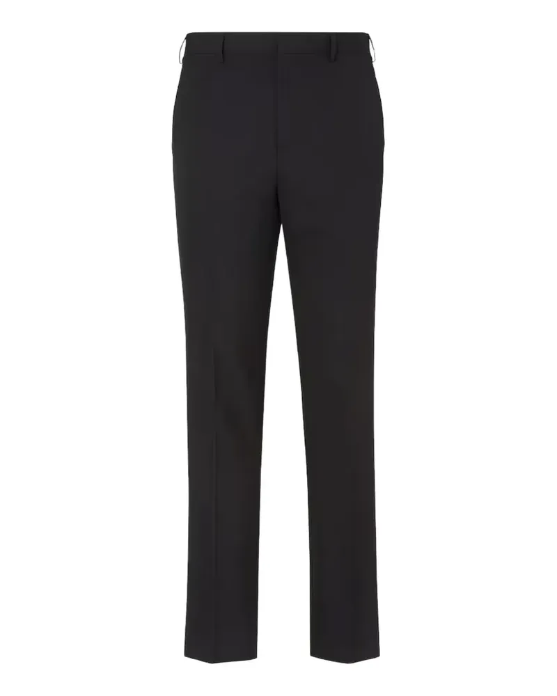 Fendi black wool pants - Schwarz Schwarz