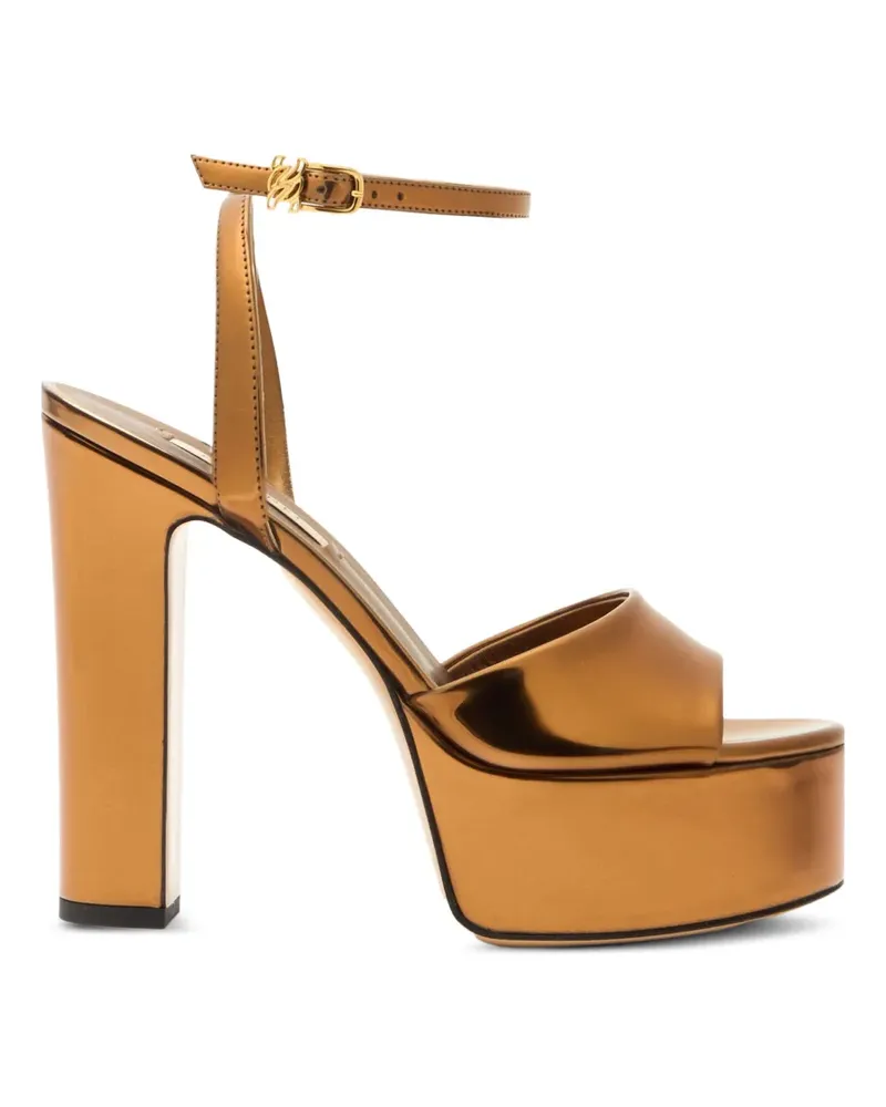 Casadei Patty Platform Interstellar Sandalen - Gold Gold