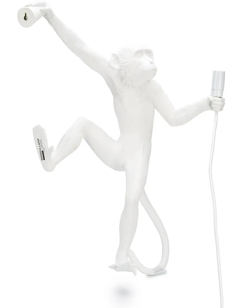 Seletti Monkey' Lampe - Weiß Weiß
