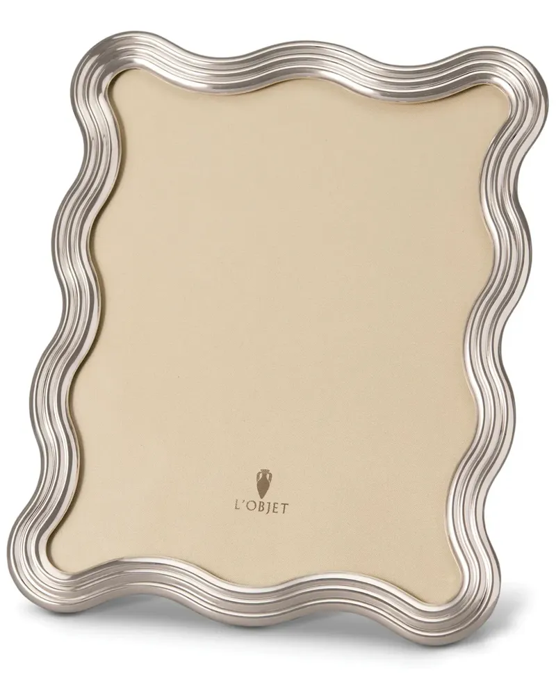 L’OBJET Ripple Bilderrahmen - Silber Silber