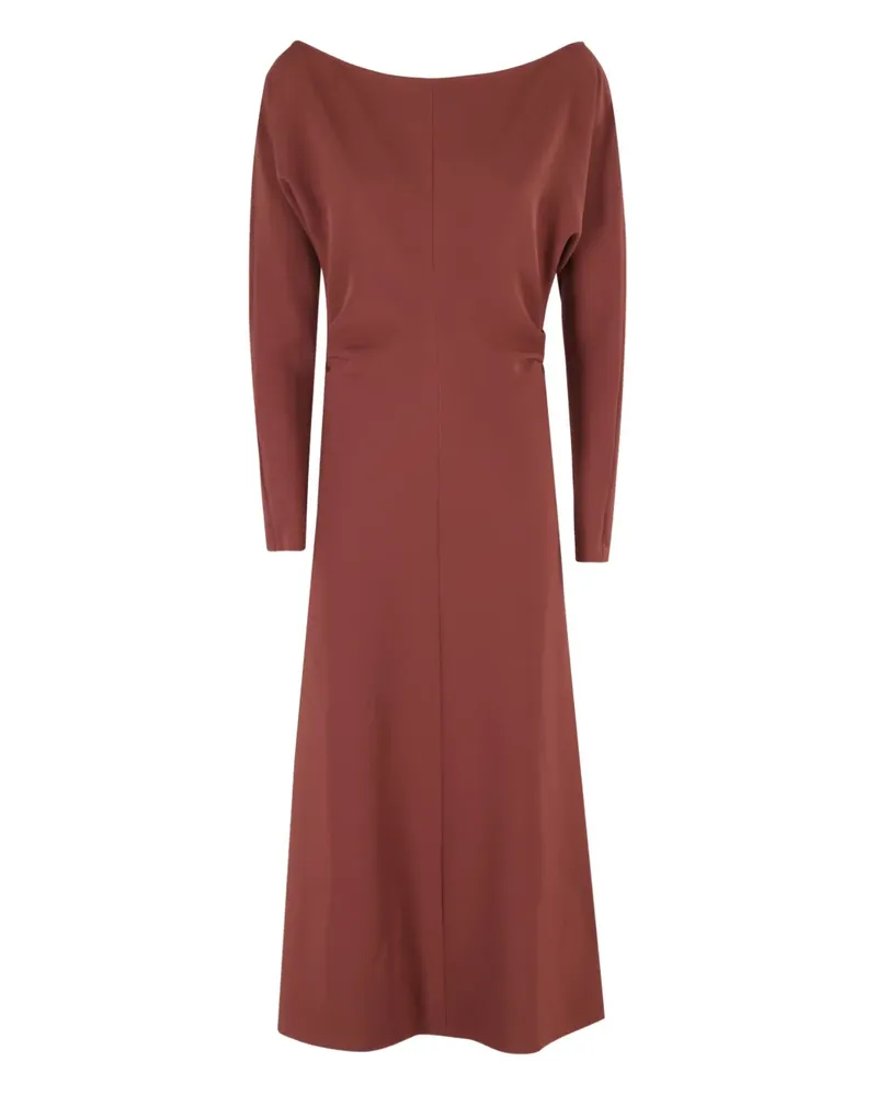 Federica Tosi Kleid mit langen Ärmeln - Braun Braun