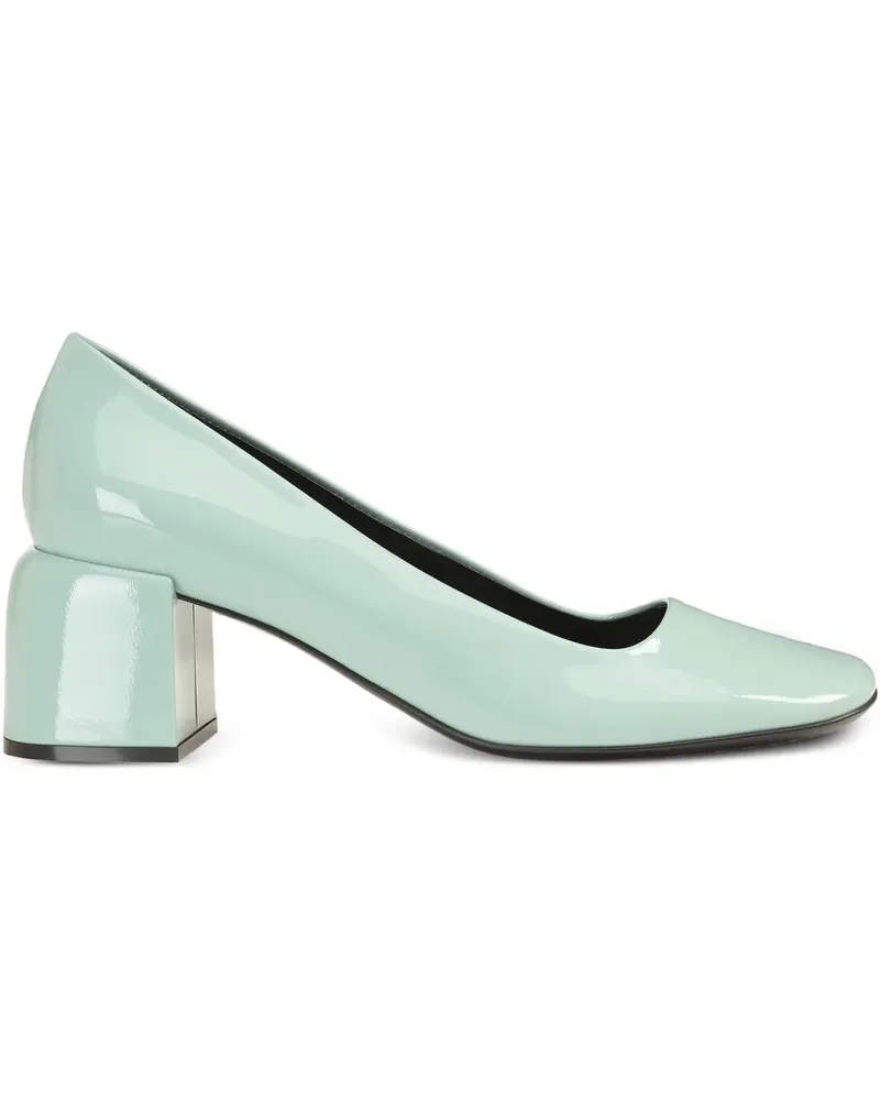 Sergio Rossi Pumps mit Blockabsatz 55mm - Blau Blau