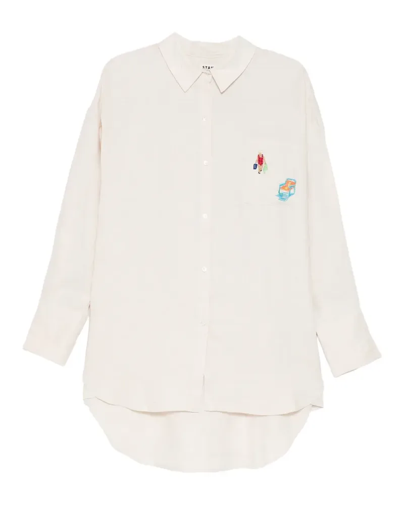 STAUD Sandbar shirt - Nude Nude