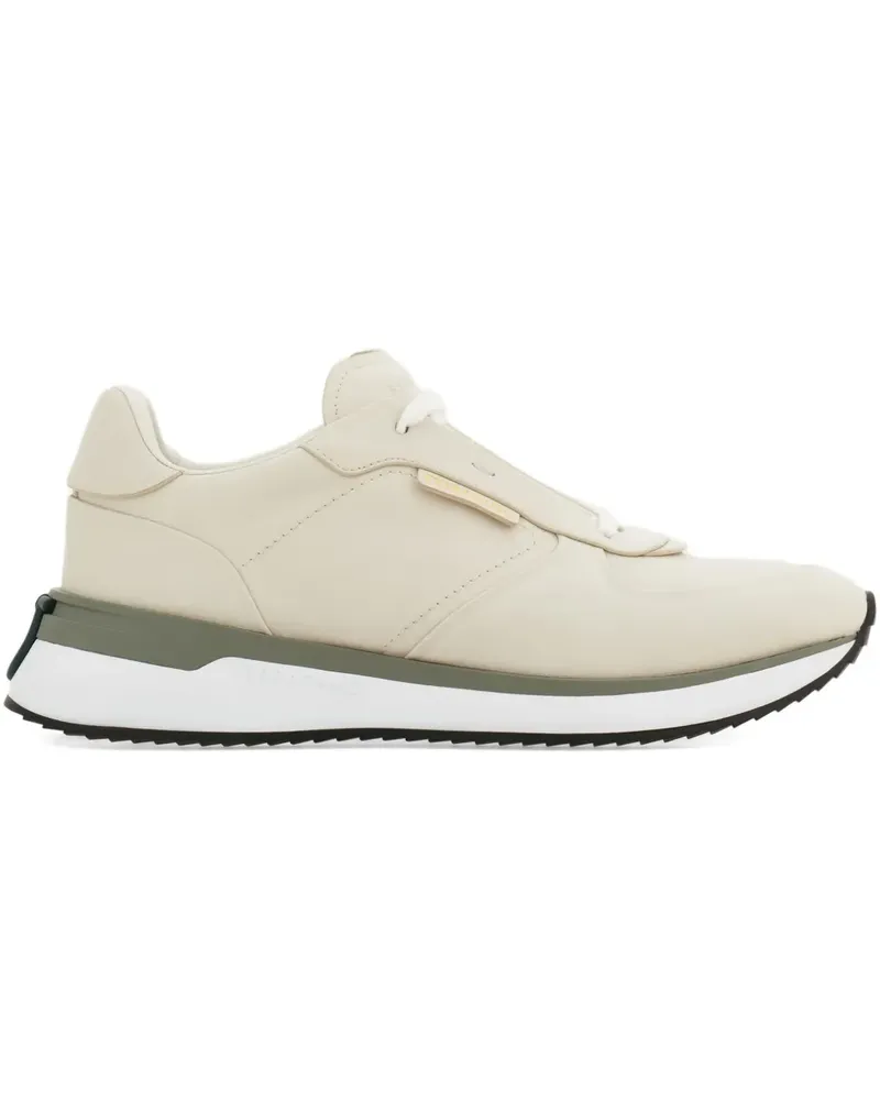 Ferragamo Sneakers mit Gancini-Detail - Weiß Weiß