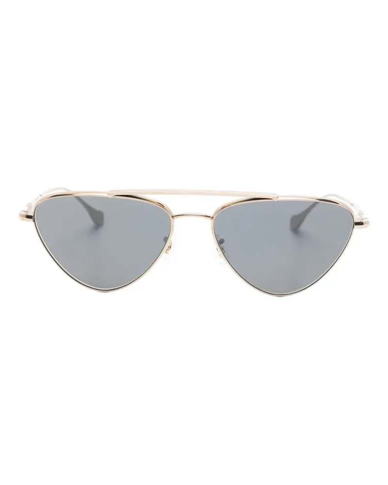 Jil Sander x Oliver Peoples double-bridge sunglasses - Gold Gold
