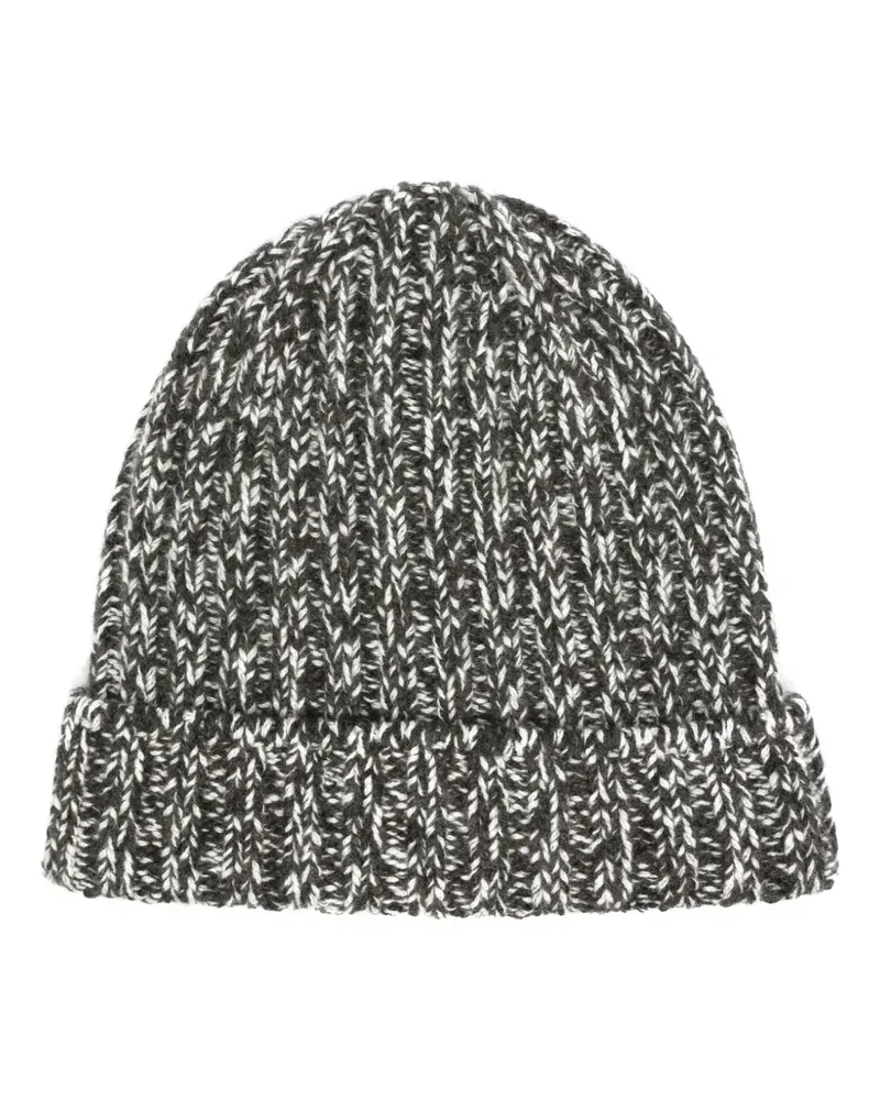 Brunello Cucinelli ribbed beanie hat - Grau Grau