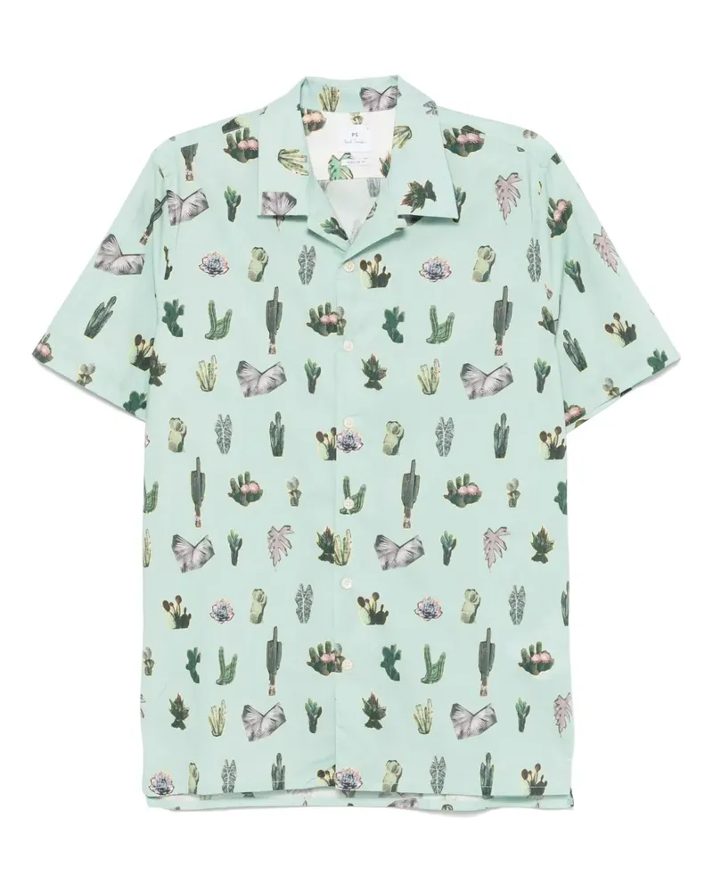 Paul Smith Prickly Pear Hemd - Grün Grün