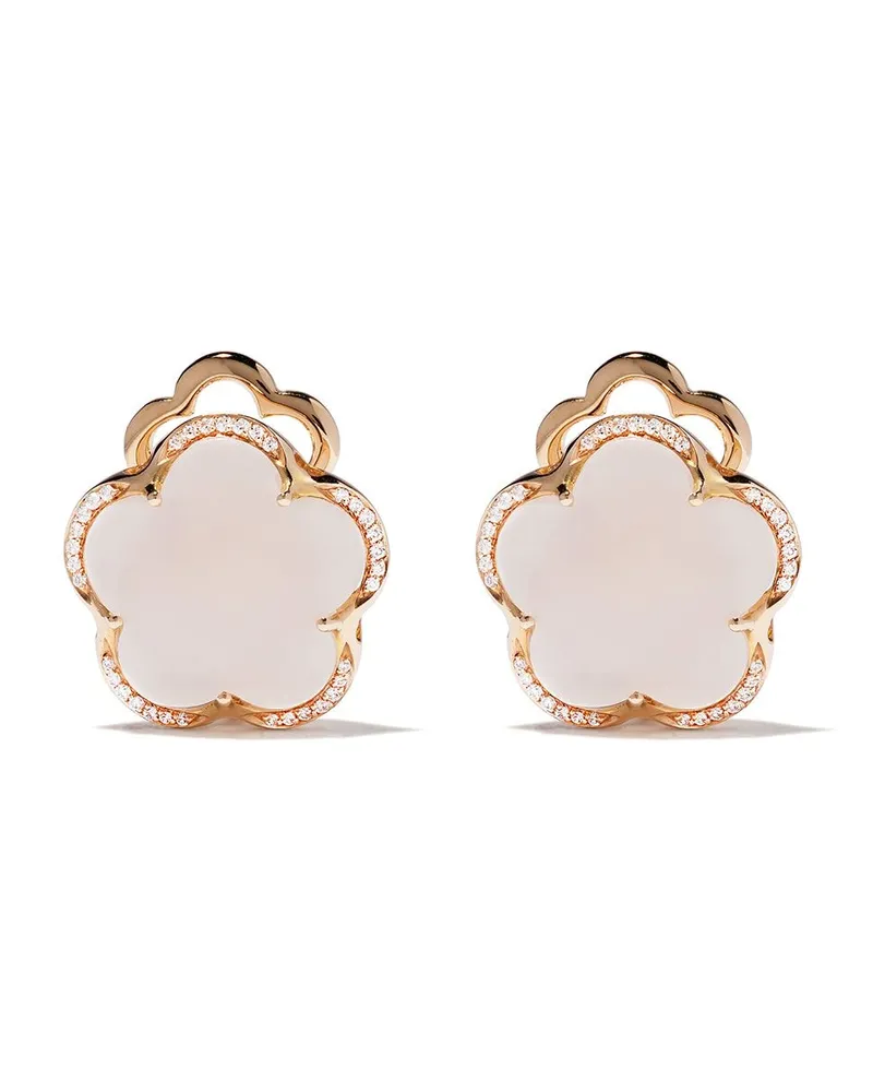 Pasquale Bruni 18kt 'Bon Ton' Rotgoldohrringe mit Diamanten - Rosa Rosa