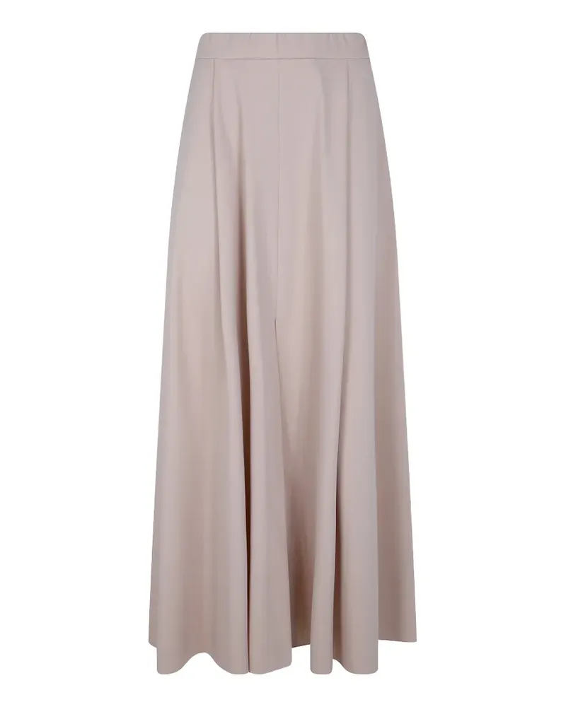 Pier Antonio Gaspari pleated midi skirt - Nude Nude