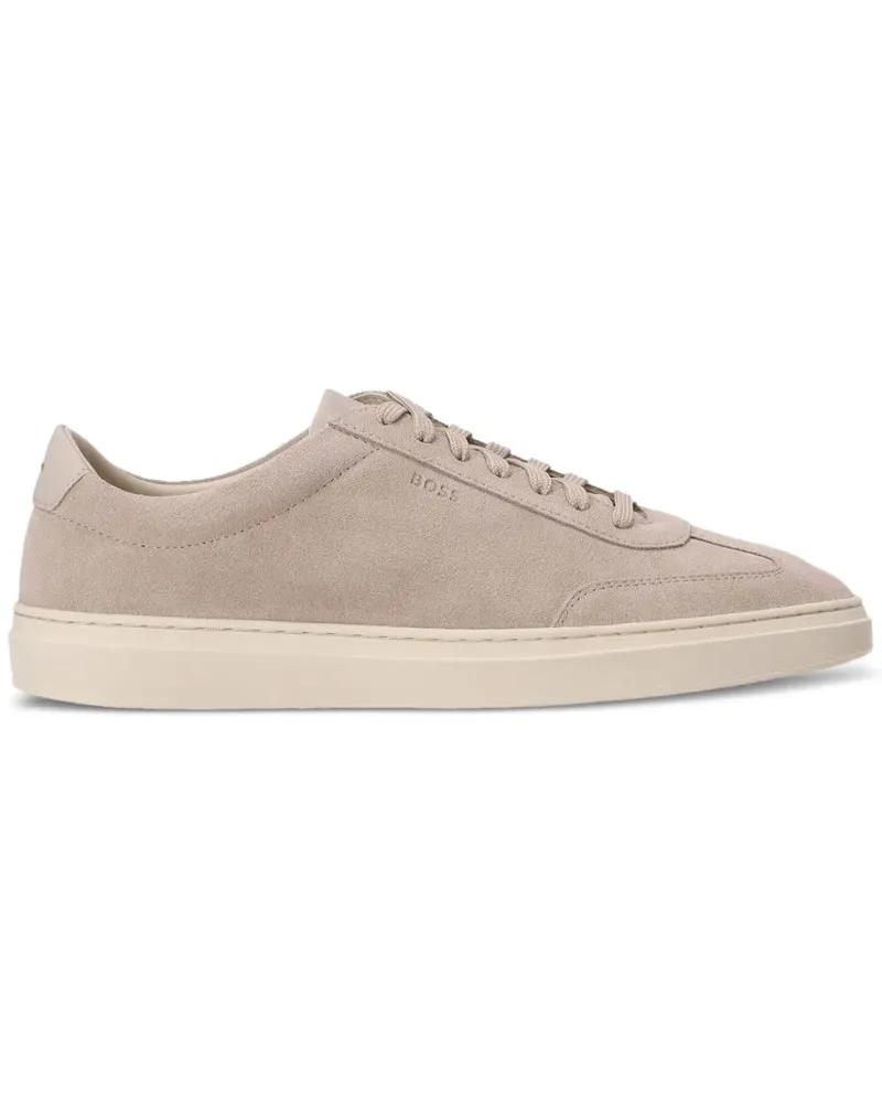 HUGO BOSS Sneakers aus Wildleder - Nude Nude