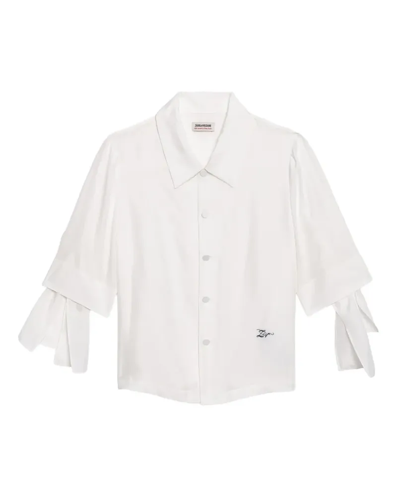 Zadig & Voltaire Telmy silk shirt - Weiß Weiß