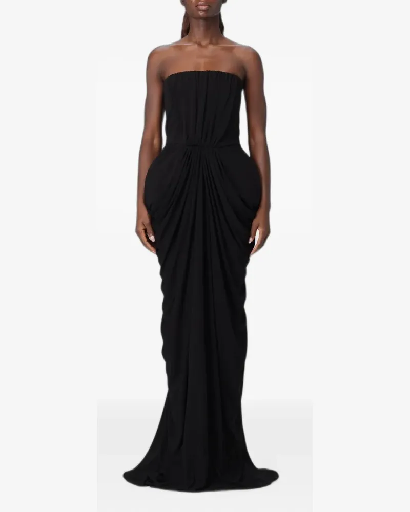 Stella McCartney Schulterfreies Abendkleid - Schwarz Schwarz