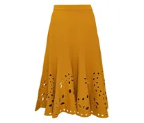Fiorella Midirock mit Cut-Out - Gelb