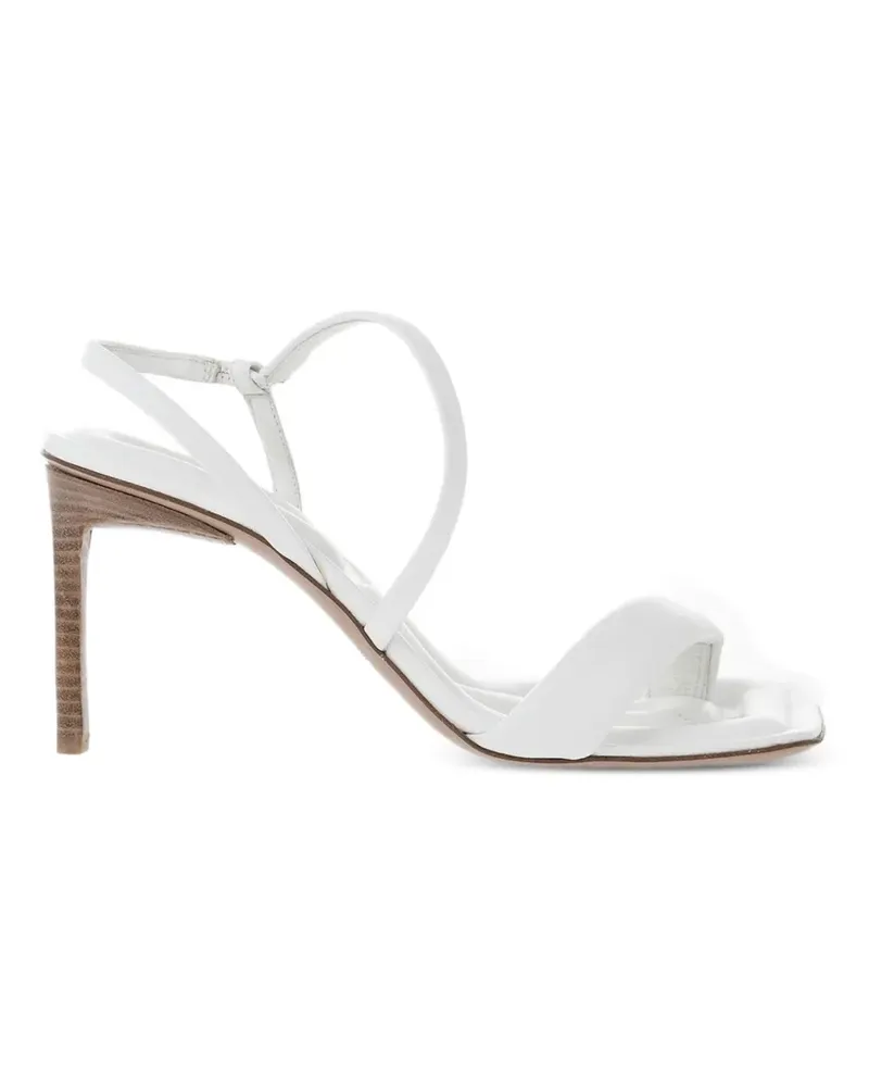 Jacquemus Limone Sandalen mit eckiger Kappe - Weiß Weiß