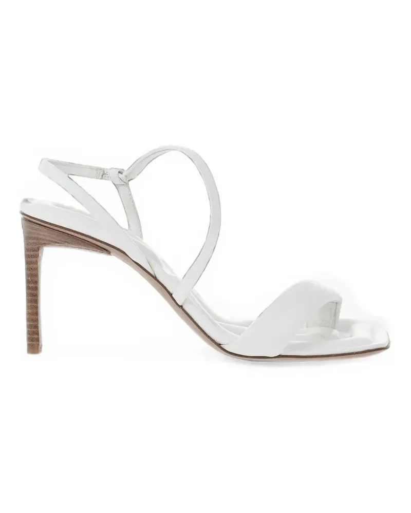 Jacquemus Limone Sandalen mit eckiger Kappe - Weiß Weiß