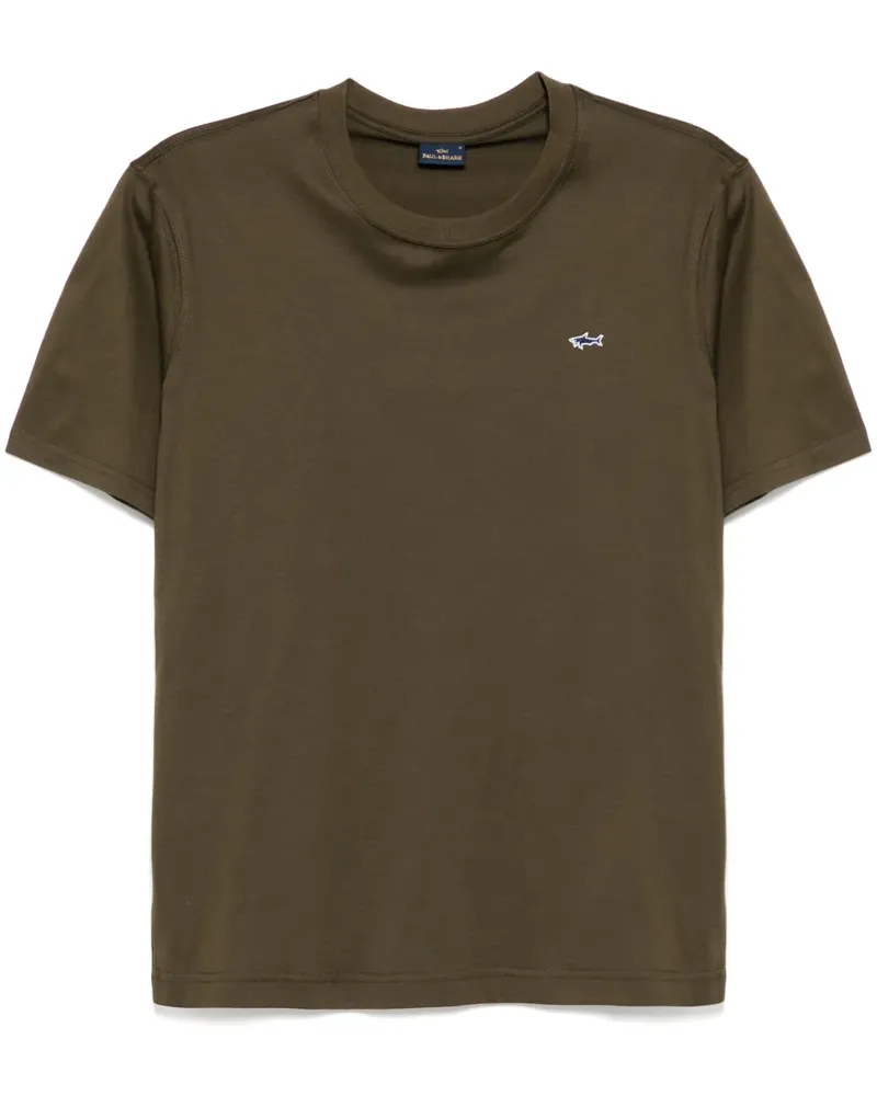 Paul & Shark T-Shirt mit Logo - Grün Grün