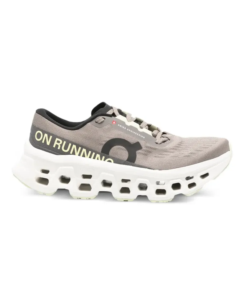 ON Cloudmster logo-print sneakers - Grau Grau