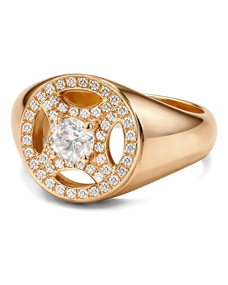 Loyal.e Paris Chevalière Perpétuelle Siegelring mit Diamanten - Rosa Rosa