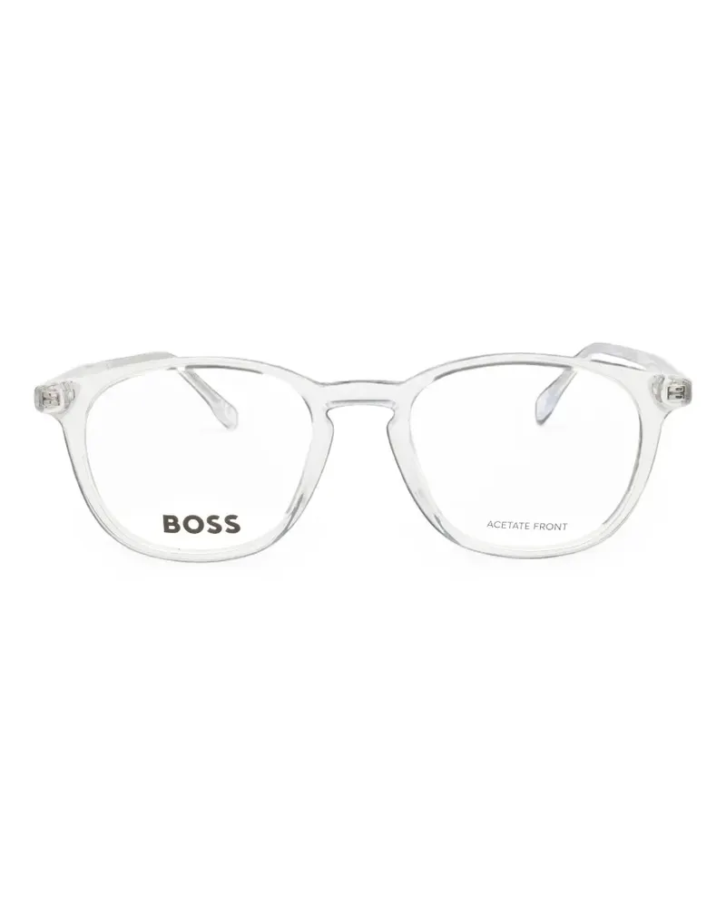 HUGO BOSS round-frame glasses - Weiß Weiß