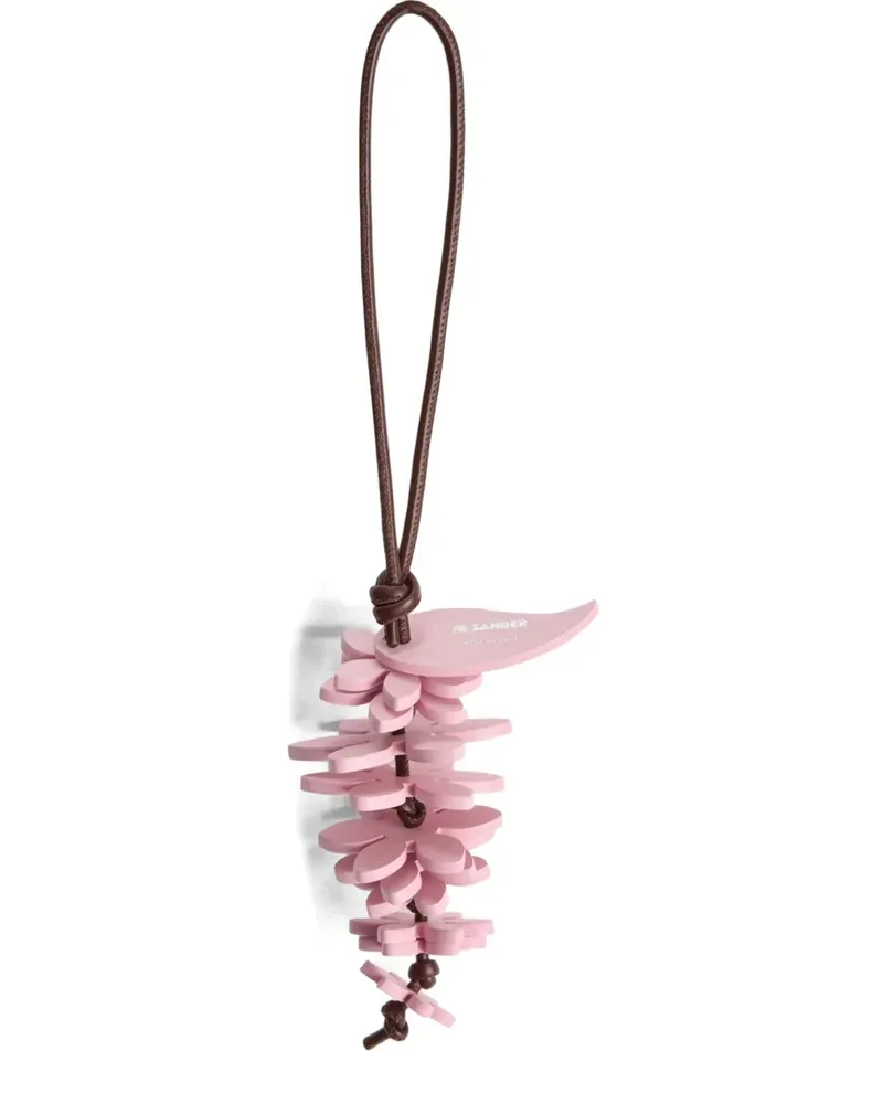 Jil Sander Pine Cone Anhänger mit Riemen - Rosa Rosa