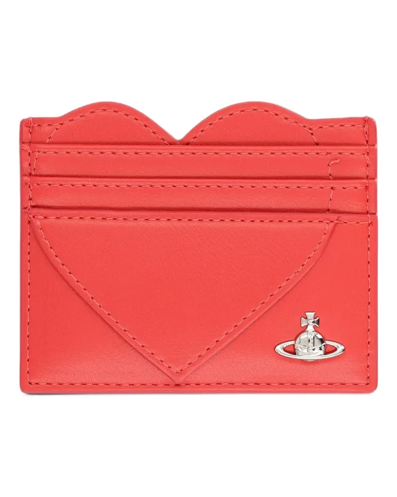 Vivienne Westwood heart card holder - Rot Rot