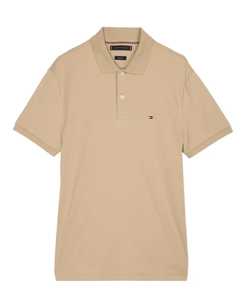 Tommy Hilfiger Poloshirt mit Logo-Stickerei - Nude Nude