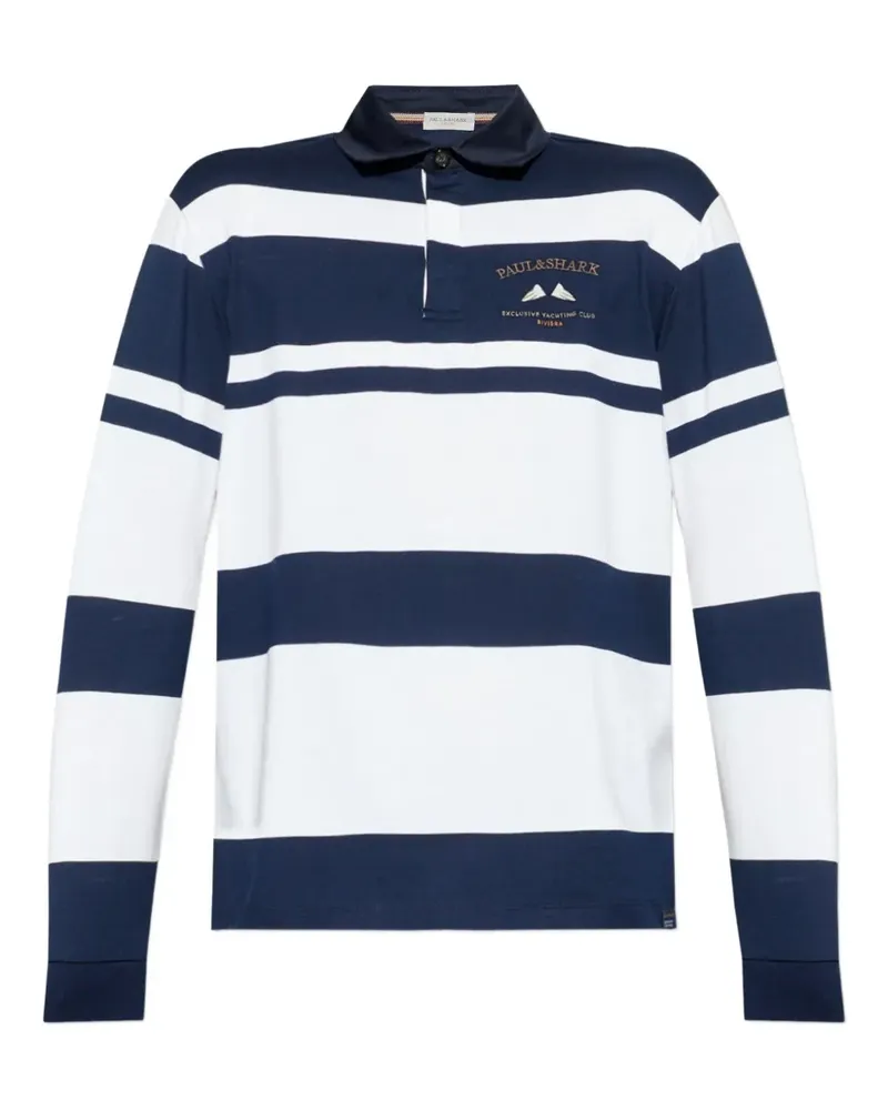 Paul & Shark Langärmeliges Poloshirt - Blau Blau