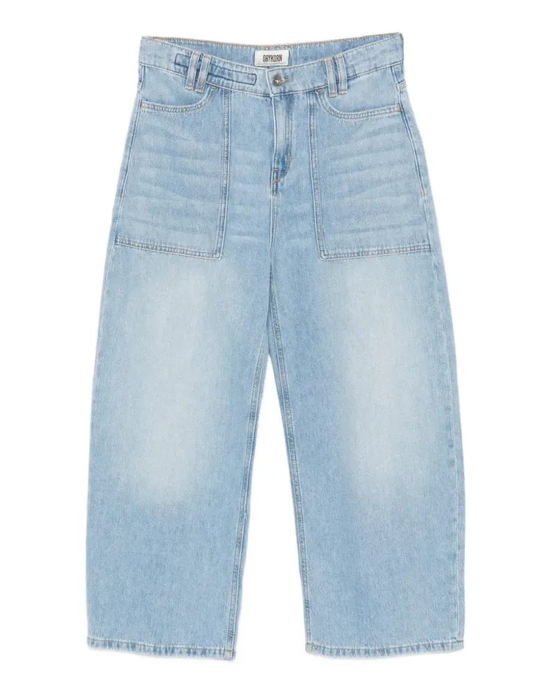 Drykorn Derive patch-pocket jeans - Blau Blau