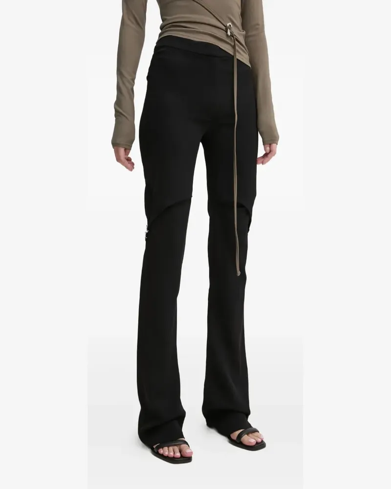 Heliot Emil Hose mit Riemendetail - Schwarz Schwarz
